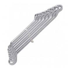 Ajay A-102 Bihexagonal Ring Spanner Set in Rack, AJRS/9W