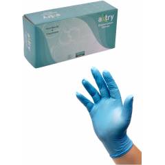 Axtry Powder Free Disposable Nitrile Examination Gloves, Size: Small (Pack of 100)