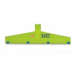 S.S BABY Floor Wiper With Steel Rod, Rod Size: 24 in