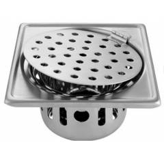 Jayna Regular RSB 127 H Matt Floor Drain, Size: 127 x 127 mm