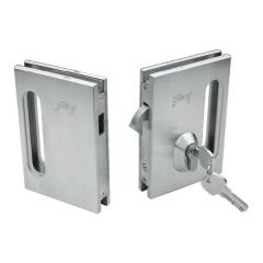 Godrej Stainless Steel Glass To Glass Door Lock, 5514