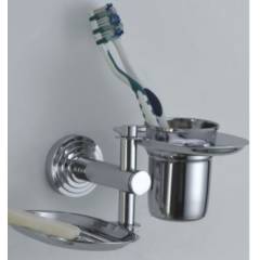 Bath Age Jacks Soap Dish with Tumbler Holder, JJK 609