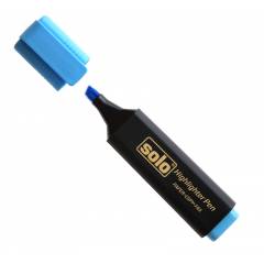 Solo Highlighter, HLF05, Colour: Blue (Pack of 10)