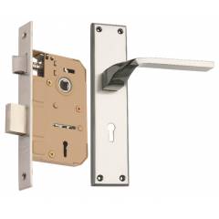 Spider Zinc Mortice Lock Set with 3 Keys, EMLS+ZZ15MBS