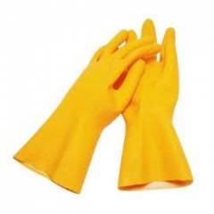 Shiva Rubber Hand Gloves, Size: 14 Inch (Pack of 10)