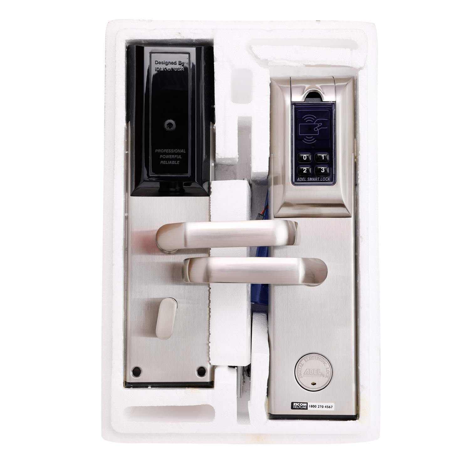 Zicom 4 Unlocking Modes Left Finger Print Door Lock