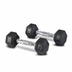 Arnav 2.5kg Imported Rubber Coated Fixed Weight Hexagon Dumbbell, OSB-700210