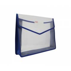 Saya Natural Flexi Document Clear Bag Eco, Dimensions: 365 x 285 x 80 mm (Pack of 4)