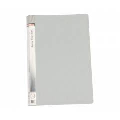 Saya Grey Spring Clip File F/C, Dimensions: 242 x 20 x 355 mm (Pack of 2)