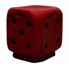 Atharvo Mahroon Multipurpose Dice Stool