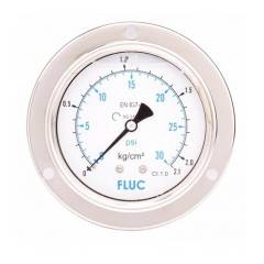 FLUC 0 to 15 psi Pressure Gauge, F100-GFS-S-L-14-B
