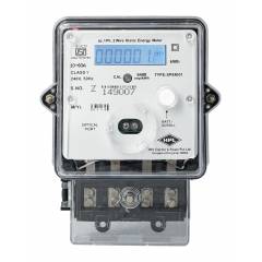 HPL 10-60A Single Phase LCD Energy Meter with Battery Backup, SPPB1520110E1