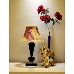 Tucasa Table Lamp with Poly Silk Shade, LG-414, Weight: 700 g