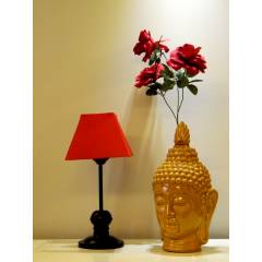 Tucasa Table Lamp with Square Shade, LG-370, Weight: 550 g
