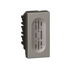Legrand Arteor 2 Module 230V Square Magnesium Ding Dong Bell, 5736 43 (Pack of 10)