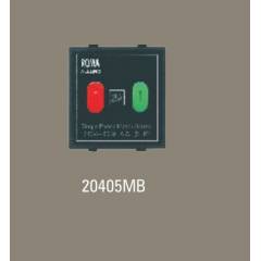 Anchor Roma Black 25A Motor Starter Switch, 20405MB, (Pack Of 10)