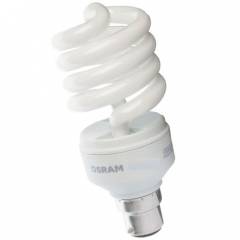 Osram DTWIST 18W Yellow/Warm White Spiral B-22 CFL (Pack of 10)