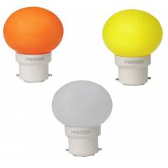 Pyrotech 0.5W LED Deco Bulb, PELB0.5X3YOW (Pack of 3)