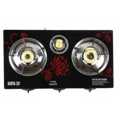 Surya Amaze Madam 3 Burner Gas Stove