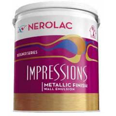 Nerolac Impressions Metallic Paint, Glitter Red-1L