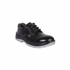 Allen Cooper AC 1102 Antistatic Steel Toe Black & Grey Safety Shoes, Size: 6
