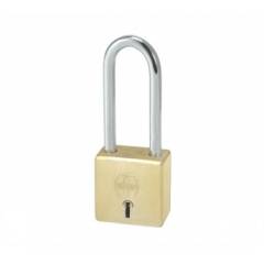 Harrison 40mm Brass Long Shackle Padlock, 9T/LS 0056