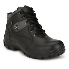 Timberwood TW26BK Steel Toe Black Safety Shoes, Size: 6