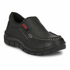 Timberwood TW28BK Steel Toe Black Safety Shoes, Size: 6