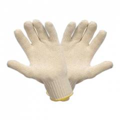 Safewell 80 g White Knitted Safety Gloves (Pack of 100)