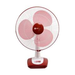 Orient 1330rpm Desk 26 Crimson Red & White Table Fan, Sweep: 400 mm