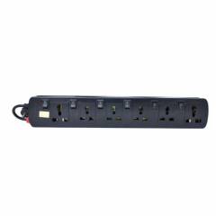 Prodot 6 Sockets Multi Button 2.5m Cord Spike Buster