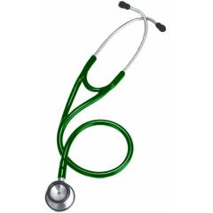 CardiacCheck 24 Inch Green Satinless Steel Stethoscope, CADCHSTHOCR