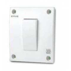 B-Five Matrix 16A 1 Way Polycarbonate Switch, B-142 (Pack of 10)