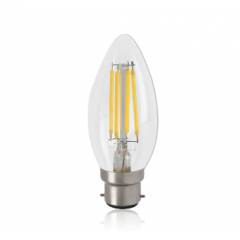 Havells 4W B22 Candle Warm White LED Filament Bulb, LHLDACECYC8U004