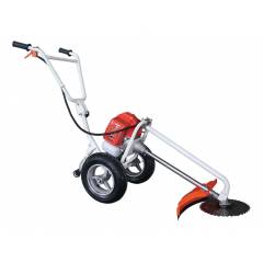 Neptune 43cc 1.95 HP 2 stroke Heavy Duty Petrol Hand Grass Cutter with Wheels and Brush, BC-520W