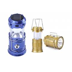 Homepro Combo of Blue & Golden Solar Rechargeable Lantern
