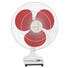 Orient Deluxe Supreme 400mm Table Fan, 53W, 1310rpm, Colour: White & Red