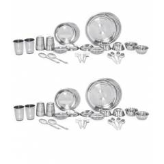 Scitek 30+30 Pieces Stainless Steel Dinner Set