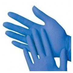Omex Pluss Non Latex Powder Free Nitrile Examination Gloves, Size: M (Pack of 50)