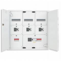 Crabtree Classique 8 Segment 12 Way Double Door Distribution Board, DCDKTHDDCW12