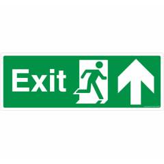 Safety Sign Store Exit Up Sign Board, FE204-1029AL-01