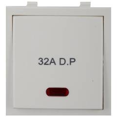 Anchor Roma 32A DP 1 Way Switch with Neon(Pack Of 10), 21984