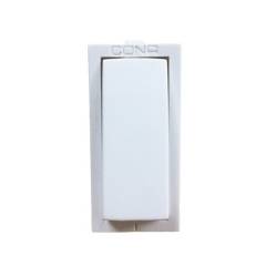 Cona Cuatro 6A White 2 Way Switch, MQ 102 (Pack of 20)