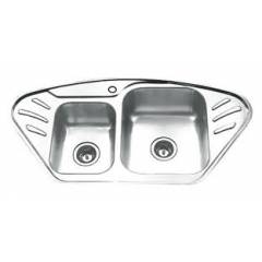 Jayna Symphony CS 02 Matt Corner Sinks, Size: 41 x 21 in