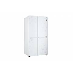 LG 687 Litre Daffodil White Side By Side Refrigerator, GC-B247SCUV (2017)