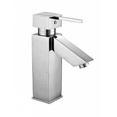 Marc Square Single Lever Basin Mixer without Pop-up Waste Standard, MSQ-2010