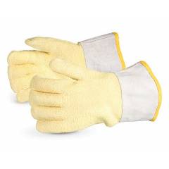 Ufo 315g Palm Kevlar Heat Resistant Yellow Safety Gloves, Size: M