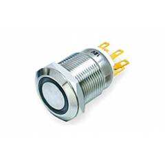 Antech FLM-19SS-FJ-E-11-6P Push Button, Voltage: 5 V (Pack of 2)