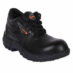 Mangla Swatch Steel Toe Black Safety Shoes, Size: 6