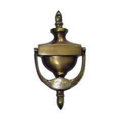 SmartShophar 8 Inch Antique Victoria Door Knocker, 50605-DKNV-AN08